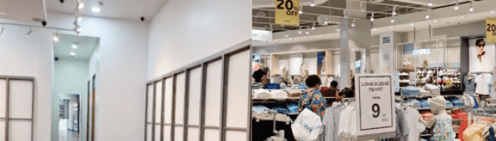 Amir construction and services Retail store Projects Before and after